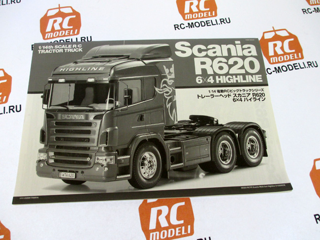 Сборка радиоуправляемого грузовика Tamiya Scania R620