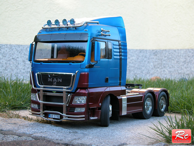 Радиоуправляемый грузовик Tamiya MAN TGX 6x4 XLX в тюнинге