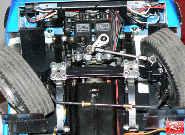 Рулевой механизм Tamiya MAN TGX 26.540 6x4 XLX