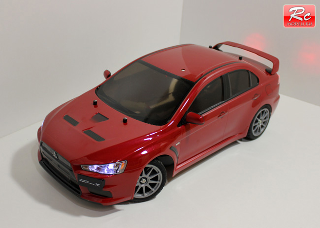 Tamiya XB Mitsubishi Lancer на радиоуправлении