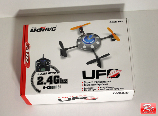 Обзор квадрокоптеров, модель Udi RC UFO U816