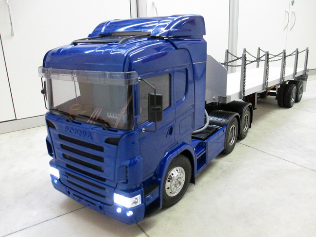 Сборка радиоуправляемого грузовика Tamiya Scania R620