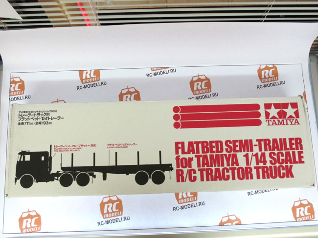 Сборка полу-прицепа Tamiya Flatbed Semi Trailer
