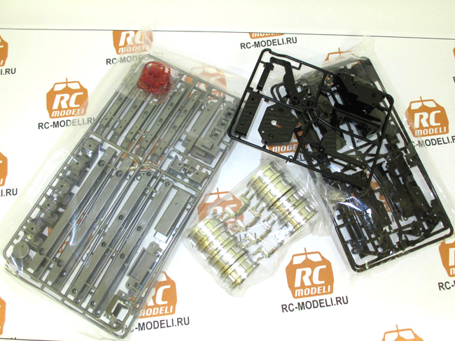 Сборка полу-прицепа Tamiya Flatbed Semi Trailer