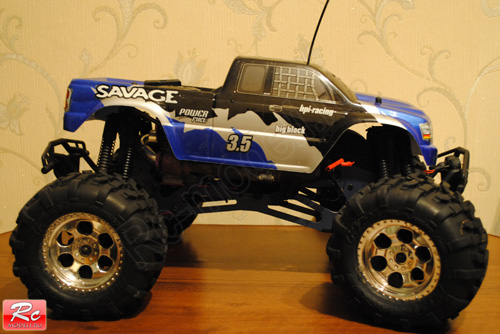 Радиоуправляемый ДВС монстр HPI Savage 3.5 RTR 1/8